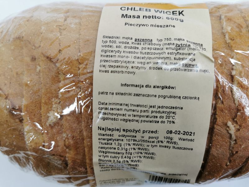 GALICYJS CHLEB WICEK 600g