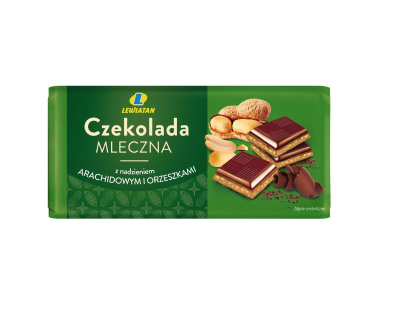 LEWIATAN CZEK. MLECZNA ARACHIDOWA 100G.