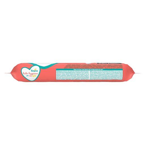 Pampers Kids Hygiene, Nawilżane chusteczki podróżne 1 opakowania = 40 chusteczek