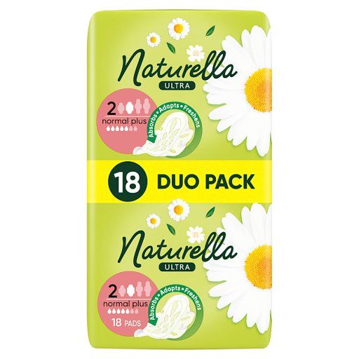 Naturella Ultra Normal Plus rozmiar 2 Podpaski ze skrzydełkami, × 18