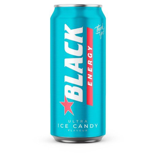 Black Energy Ultra Ice Candy Gazowany napój energetyzujący 250 ml