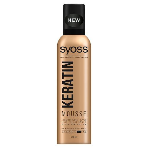 Syoss Keratin Pianka do włosów nadająca połysk 250 ml