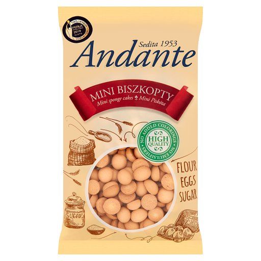 Andante Mini biszkopty 120 g