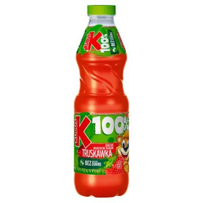 Kubuś 100% Sok jabłko marchew banan truskawka 850 ml