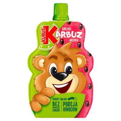 Kubuś Mus jabłko arbuz aronia 100 g