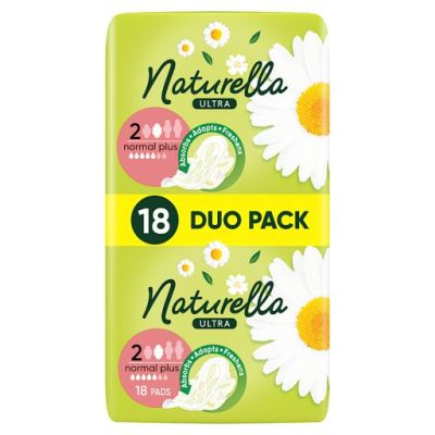 Naturella Ultra Normal Plus rozmiar 2 Podpaski ze skrzydełkami, × 18