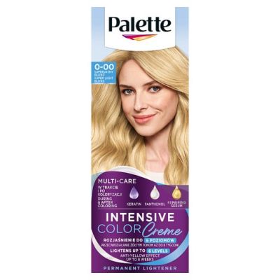 Palette Intensive Color Creme Farba do włosów w kremie rozjaśniacz 0-00 (E20) super jasny blond