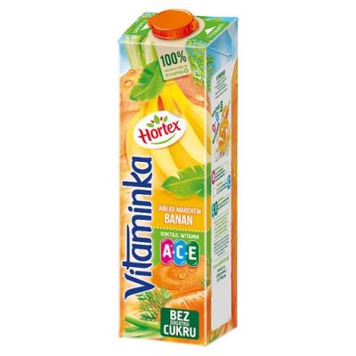 Hortex Vitaminka Sok jabłko marchew banan 1 l