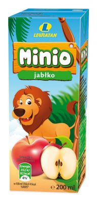 LEWIATAN NAPÓJ MINIO JABŁKO KART 200ML.