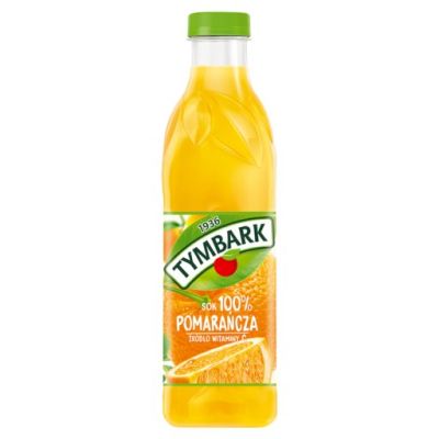 Tymbark Sok 100 % pomarańcza 1 l