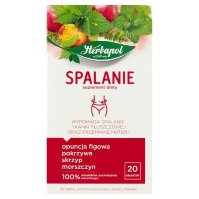 Herbapol Suplement diety herbatka ziołowo-owocowa spalanie 40 g (20 x 2 g)