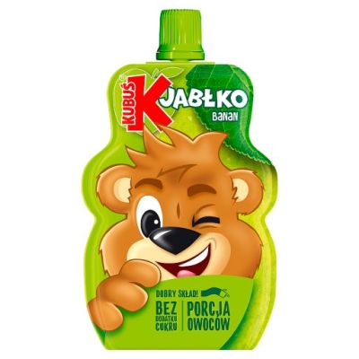 Kubuś Mus 100% jabłko banan 100 g