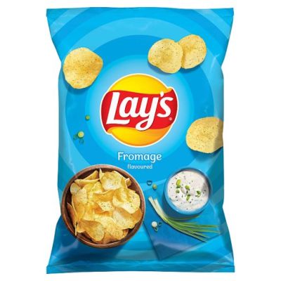 Lay's Chipsy ziemniaczane o smaku śmietankowego serka z ziołami 130 g