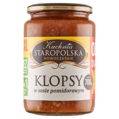 Kuchnia Staropolska Klopsy w sosie pomidorowym 700 g