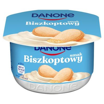 Danone Jogurt kremowy smak biszkoptowy 120 g