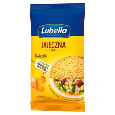 Lubella Jajeczna Makaron gwiazdki 250 g