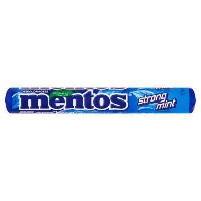 Mentos Strong Mint Cukierki do żucia 37,5 g