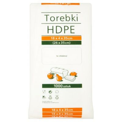 Torebki HDPE 26 x 35 cm 1000 sztuk