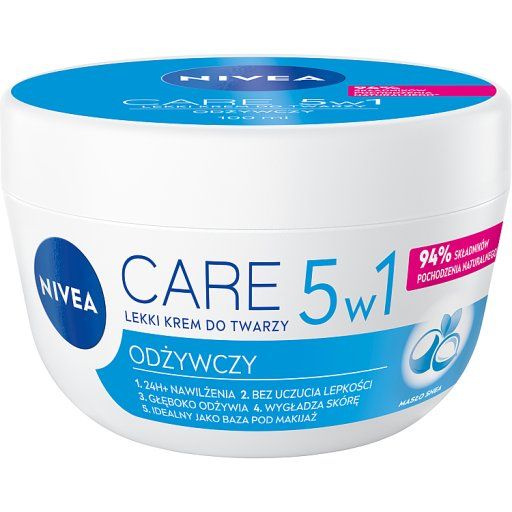 Nivea Care 7w1 Odżywczy Ultra-Lekki krem do twarzy 100 ml