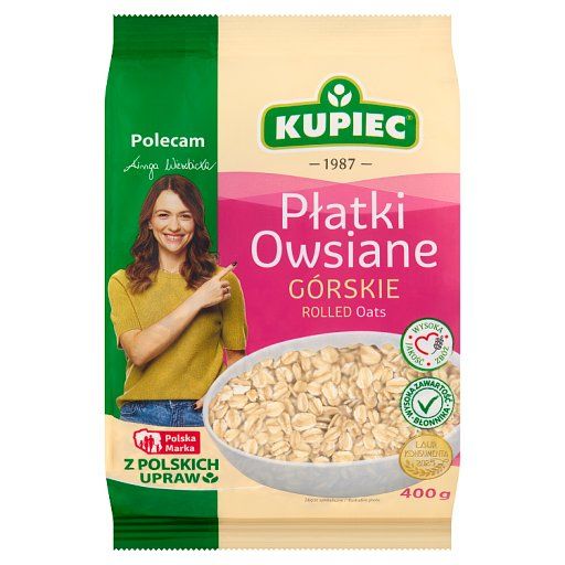 Kupiec Płatki owsiane górskie 400 g