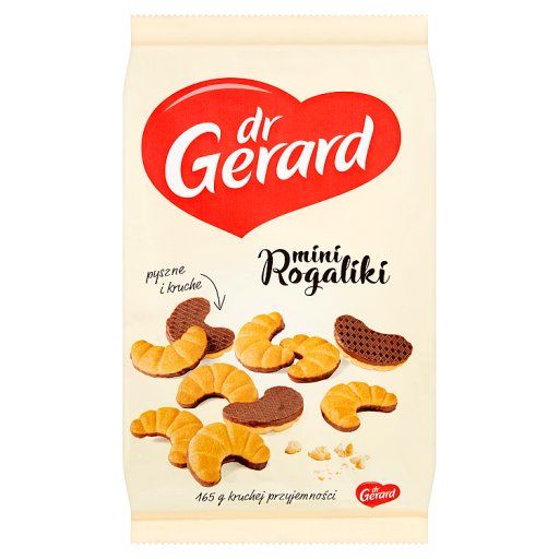 dr Gerard Mini rogaliki z polewą kakaową 165 g