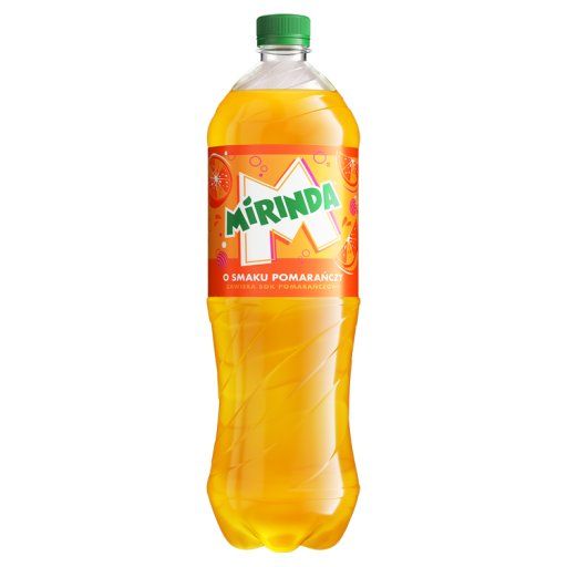 Mirinda Napój gazowany o smaku pomarańczy 1,5 l