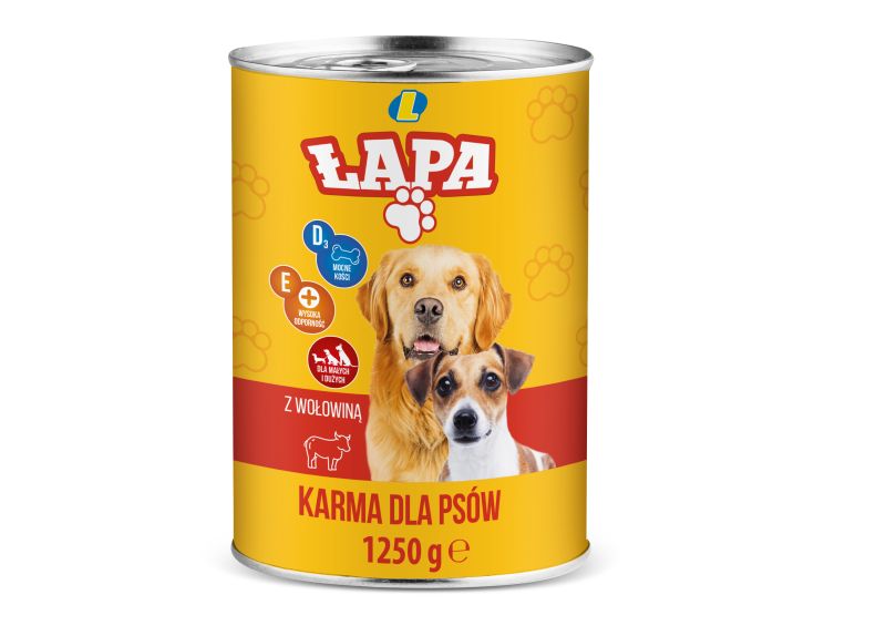 LEWIATAN KARMA/PSA WOŁOWINA PUSZ 1,25KG.