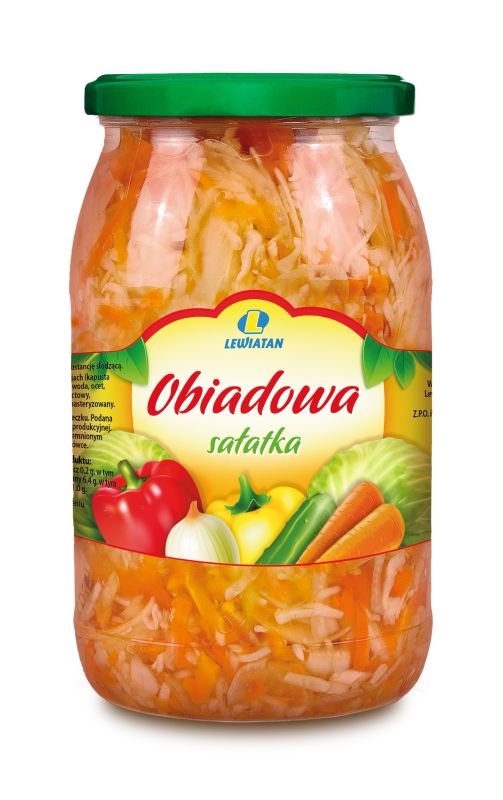 LEWIATAN SAŁATKA OBIADOWA 840g/500g