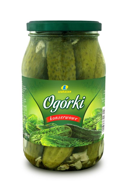 LEWIATAN OGÓRKI KONSERWOWE 870g/450g