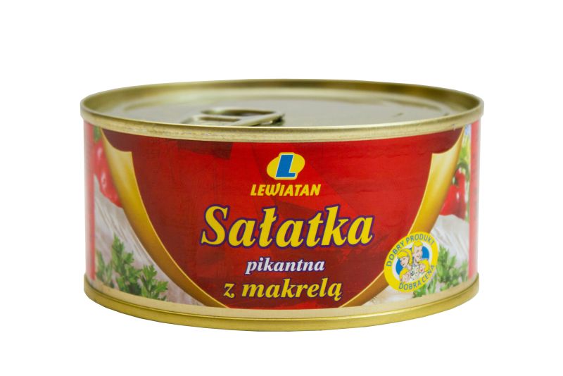 LEWIATAN SAŁATKA MAKRELA PIKANTNA 300G.