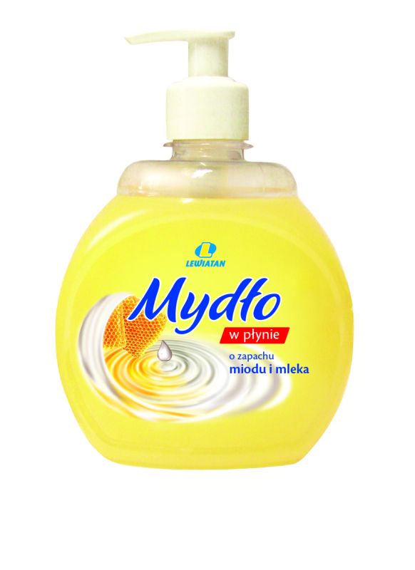 LEWIATAN MYDŁO/PŁ MIÓD/MLEKO 500ml
