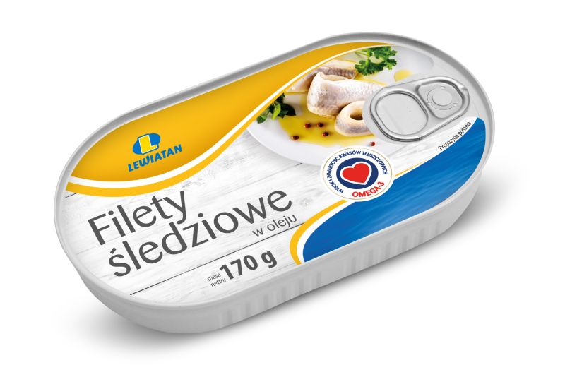 LEWIATAN FIL./ŚLEDŹ OLEJ 170G.