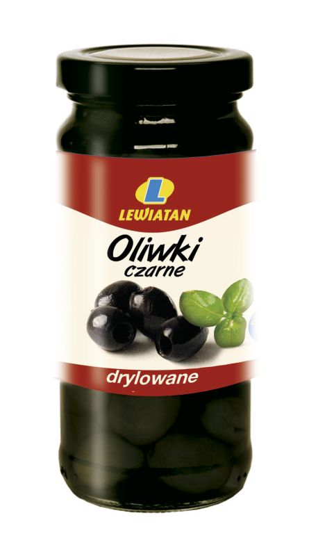 LEWIATAN OLIWKI CZARNE DRYLOWANE 230G.