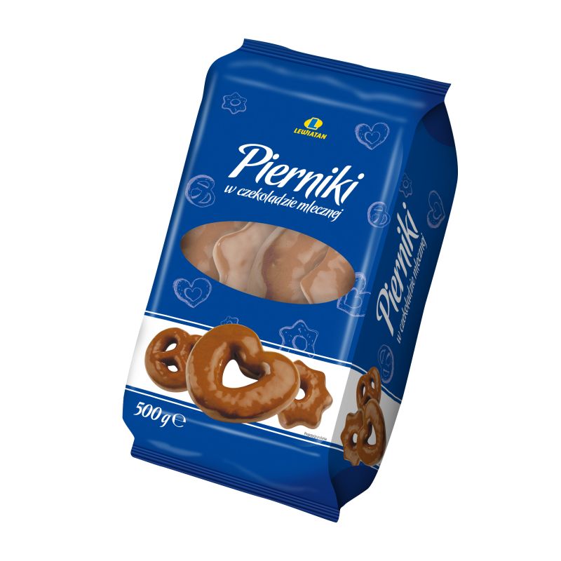 LEWIATAN PIERNIKI W CZEK MLECZNEJ 500g