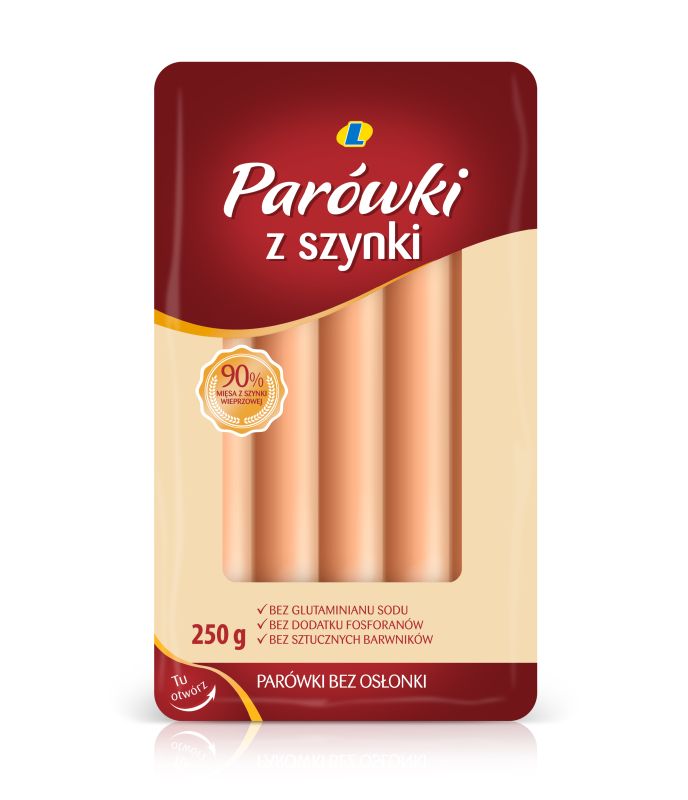 LEWIATAN PARÓWKI Z SZYNKI 250g