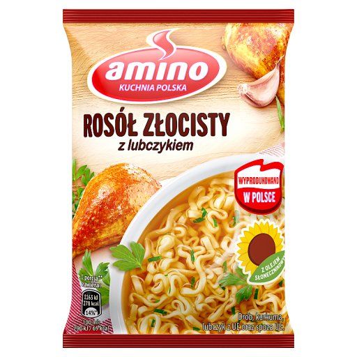 Amino Zupa błyskawiczna rosół złocisty z lubczykiem 57 g