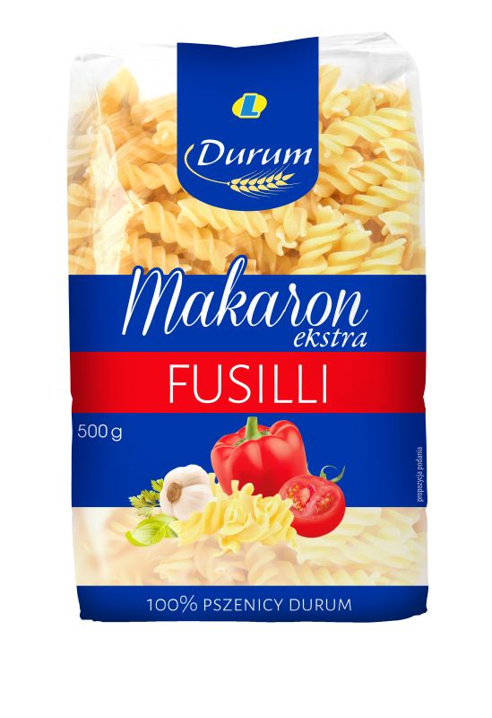 LEWIATAN MAKARON DURUM FUSILLI 500G.