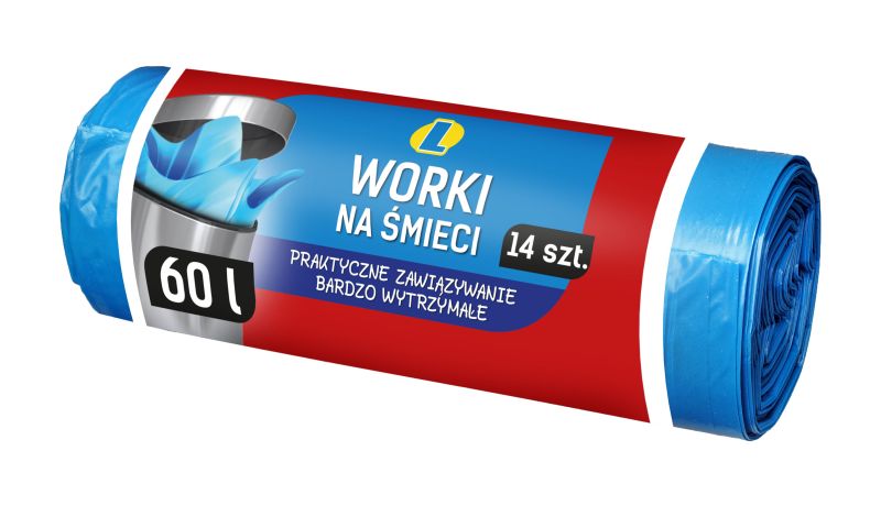 LEWIATAN WORKI/ŚMIECI MOCNE 60l 14szt