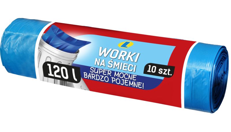 LEWIATAN WORKI/ŚMIECI S/MOCNE 120l 10szt