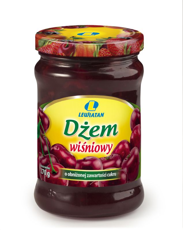 LEWIATAN DŻEM WIŚNIA 270g