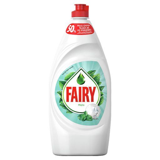 Fairy Aromatics Miętowy płyn do mycia naczyń  zapewniającą lśniąco czyste naczynia 850ml