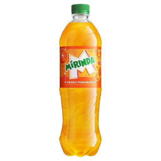 Mirinda Napój gazowany o smaku pomarańczy 0,85 l