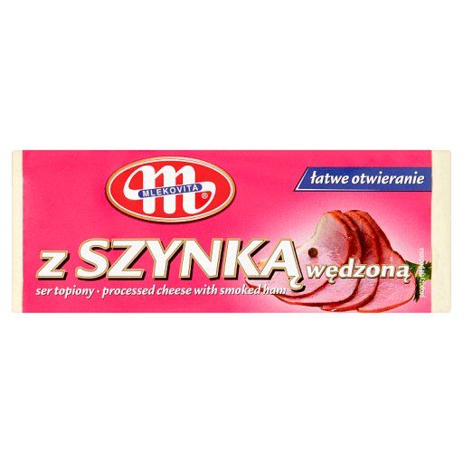 Mlekovita Ser topiony z szynką wędzoną 100 g