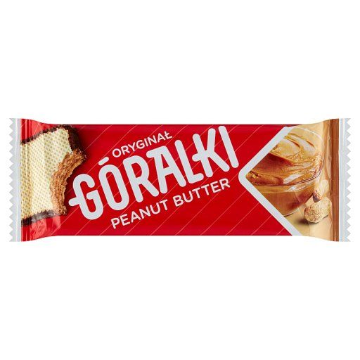 Góralki Peanut Butter Wafelek z kremowym nadzieniem w polewie kakaowej 50 g