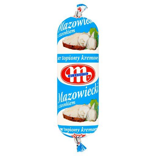 Mlekovita Mazowiecki ser topiony kremowy z czosnkiem 100 g