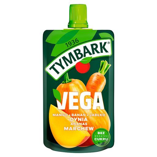 Tymbark Vega Mus mango banan jabłko dynia ananas marchew 100 g