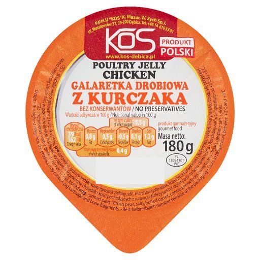 KOS Galaretka drobiowa z kurczaka 180 g