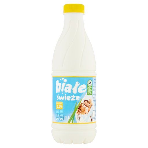 Białe Mleko świeże 2,0% 1 l