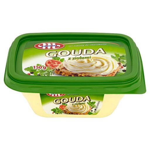 Mlekovita Gouda z ziołami Ser topiony do smarowania 150 g