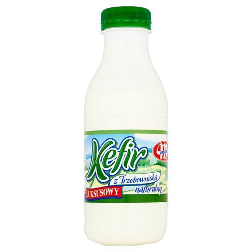 Mlekovita z Trzebowniska Kefir luksusowy naturalny 375 g